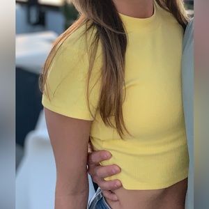 Tiger mist crop short sleeve